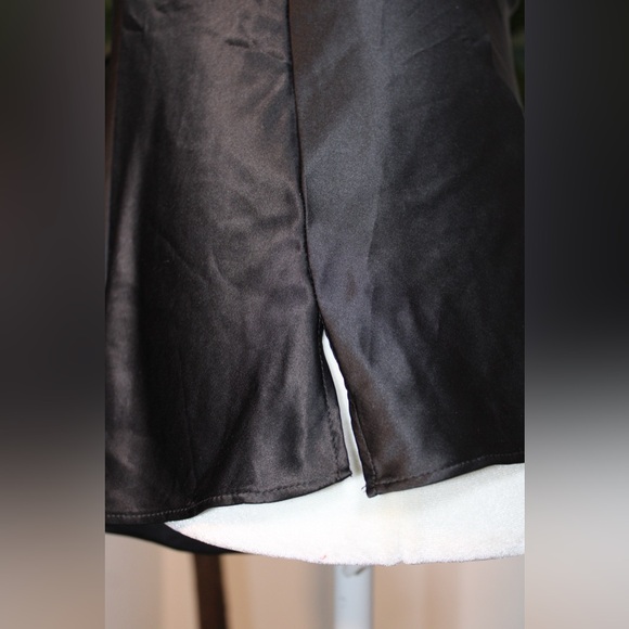 Victoria's Secret Black Jaguar Satin Romper - Picture 12 of 14